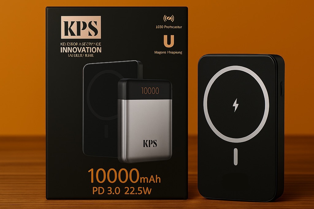 پاوربانک کی پی اسKPS مدل WPG-108 فست شارژ ۱۰۰۰۰ میلی آمپر