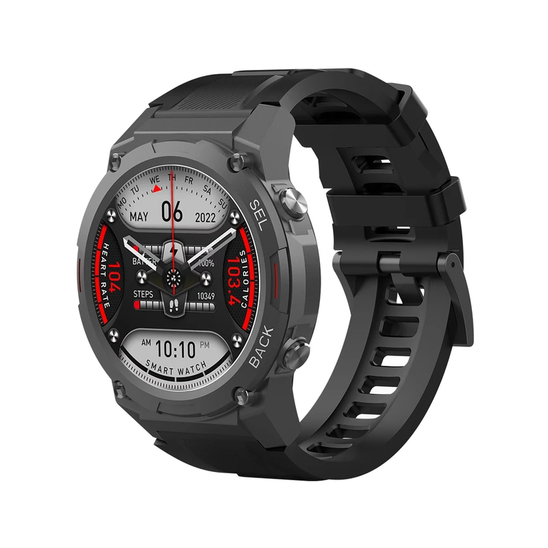 ساعت هوشمند گلتیج مدل SW04 بند سیلیکونی بدنه آلمینیومی