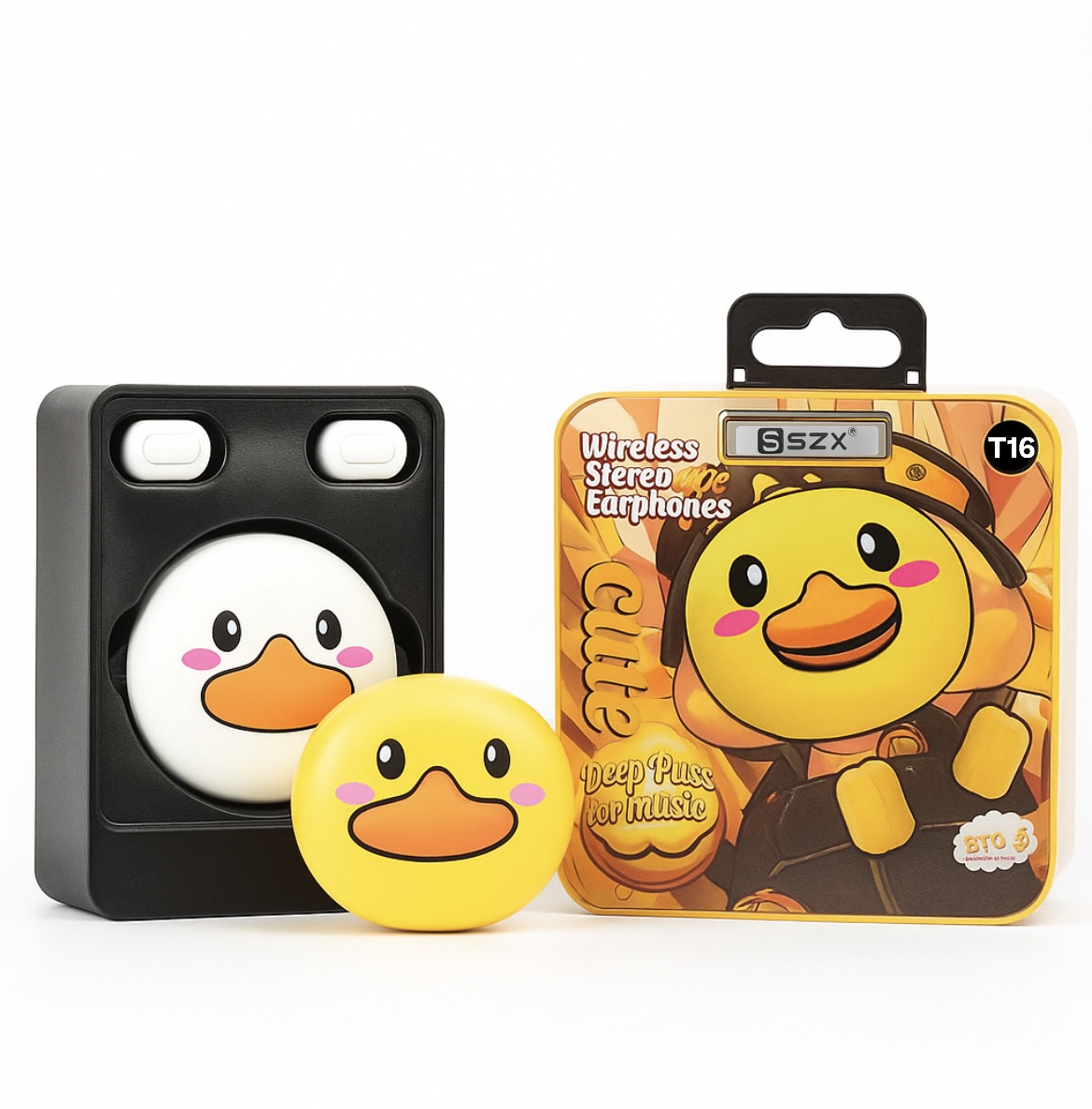 هندزفری بلوتوثی (ایرپاد) فانتزی طرح جوجه مدل T16