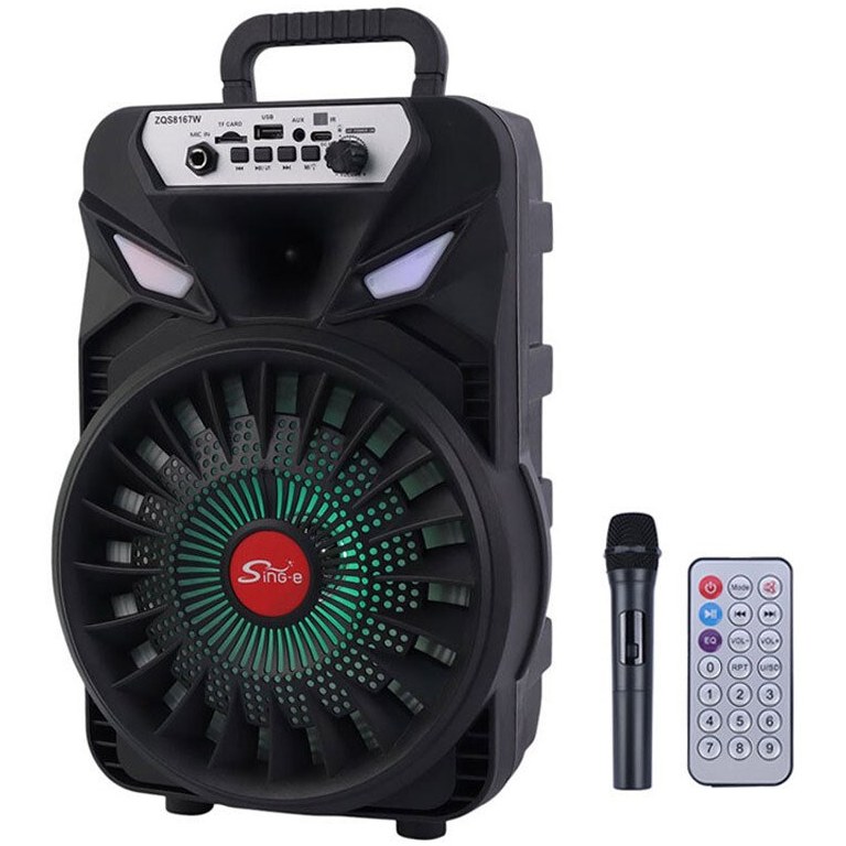 اسپیکر بلوتوثی سینگ ای مدل ZQS8167w + میکروفون و کنترل